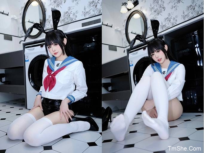 「miko酱」COS素材 – 水手服兔女郎(25P/1.56GB)