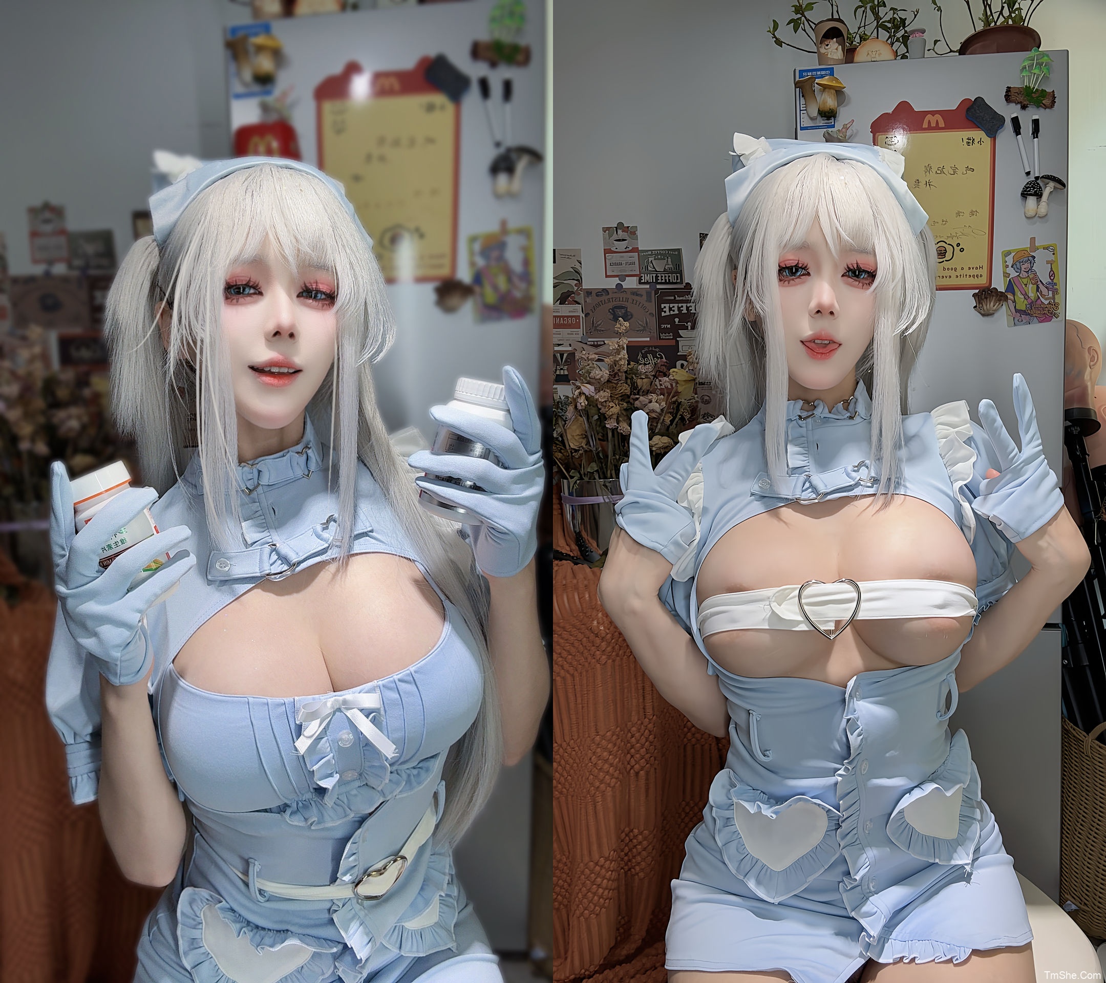 「九言」绘画素材 – 《理疗室》(49P/6V/665MB)