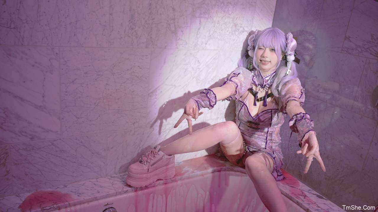 (Wendydydydy’s)酱油 – EP44 Idol Mahjong Shojo Messy Slimed in Shiny Cheongsam (Qipao)(259P/1V/5.37GB)