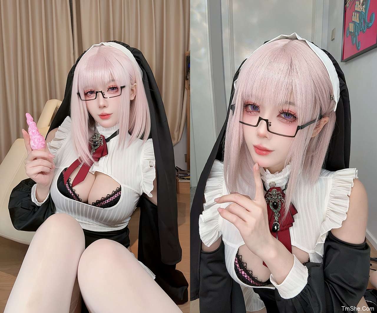 「九言」绘画参考素材 – 修女2.0(24P/5V/286MB)