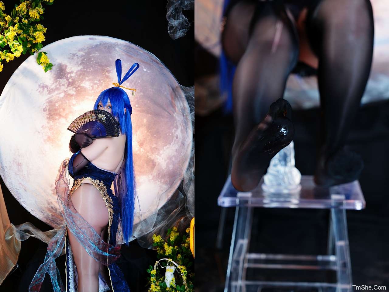 「欧翼翼」新泽西 – 月下起舞(126P/5V/9.75GB)