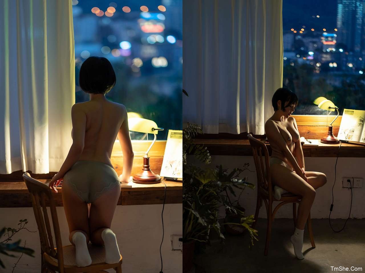 「七月喵子」摄影素材 – 暮色(76P/735MB)