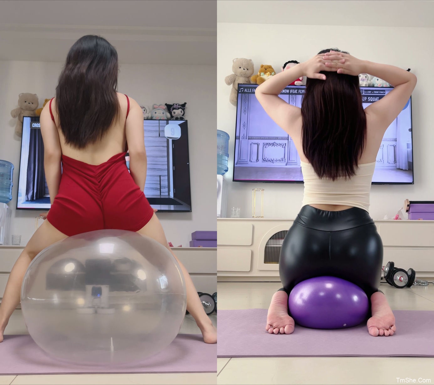 「B站」小月ER老师 7月充电视频 – 瑜伽球专属(34V/47.7GB)