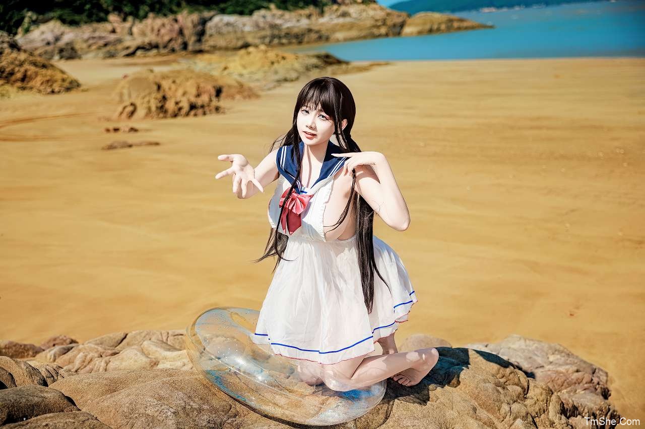 「阿雪雪」绘画素材 – 夏日海滨(73P/1V/2.79GB)
