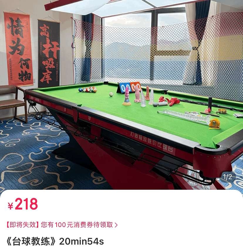 「瑶瑶摇摇摇w」绘画素材 – 台球助教(114P/1V/2.59GB)-猫萌