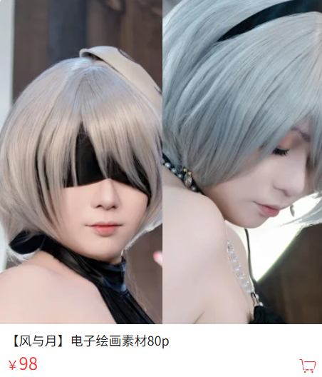 「珟_珏Dita」绘画素材 – 风与月(80P/945MB)-猫萌