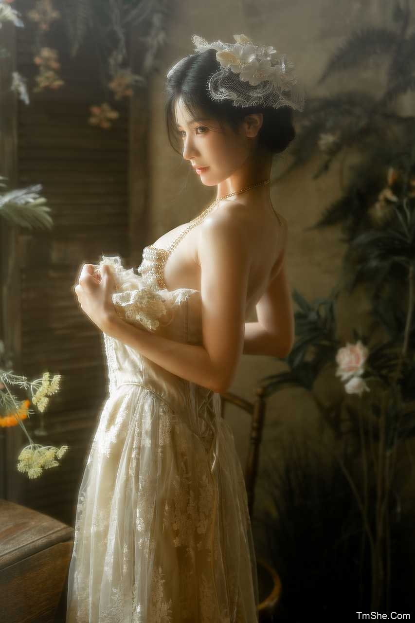 「西瓜猪w」摄影作品 – 法式(50P/972MB)-猫萌