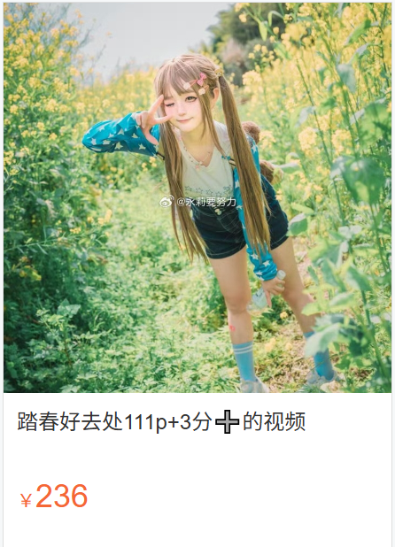 「神沢永莉」电子素材 – 踏春好去处(111P/1V/1.48GB)-猫萌