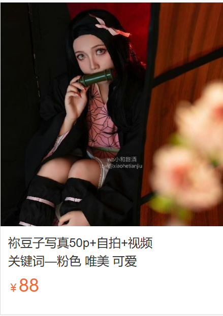 「小和甜酒」绘画素材 – 祢豆子(50P/1V/793MB)-猫萌
