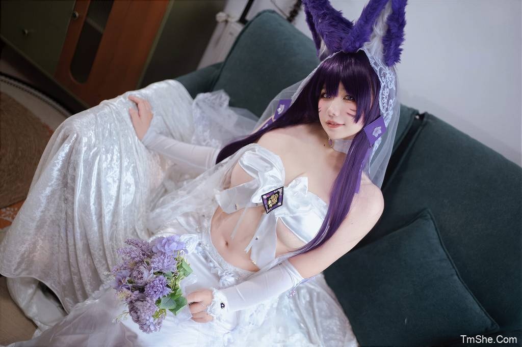 「阿半今天很开心」武藏誓约花嫁 – 婚纱(75P/1.1GB)