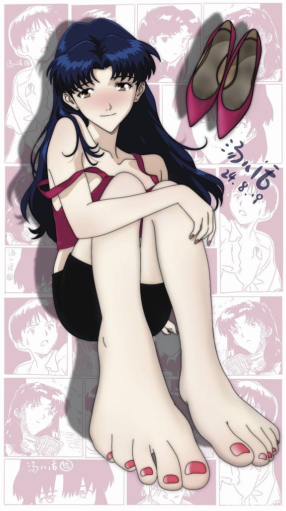 B站(汤儿话)充电 绘画素材 - EVA葛城美里-图萌社