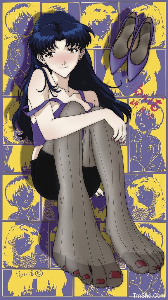 B站(汤儿话)充电 绘画素材 - EVA葛城美里-图萌社