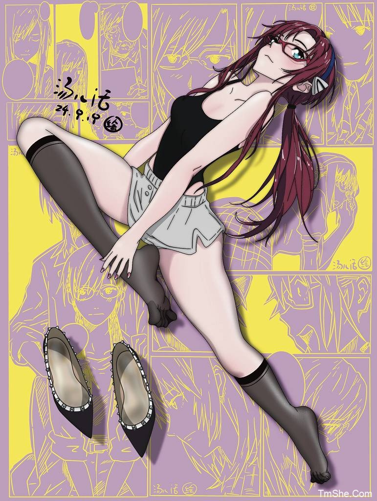 B站(汤儿话)充电 绘画素材 – EVA真希波-图萌社