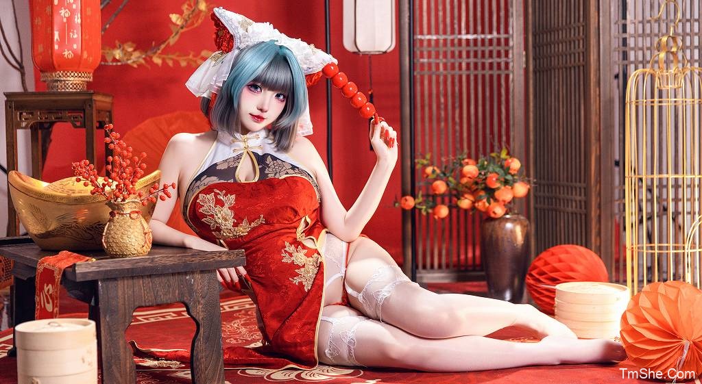 「soso嗖嗖」碧蓝航线 – 双人柴郡大凤(45P/1.09GB)-图萌社