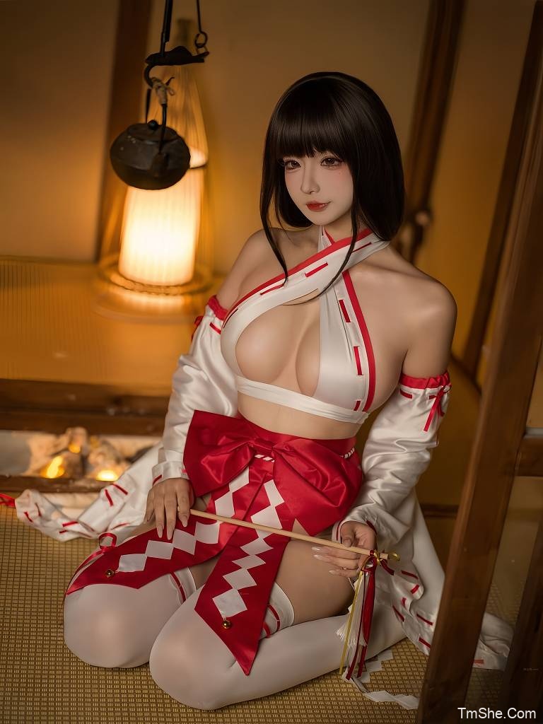 「yuuhui玉汇」图集 - 神乐巫女の试炼(138P/3V/1.35GB)-图萌社