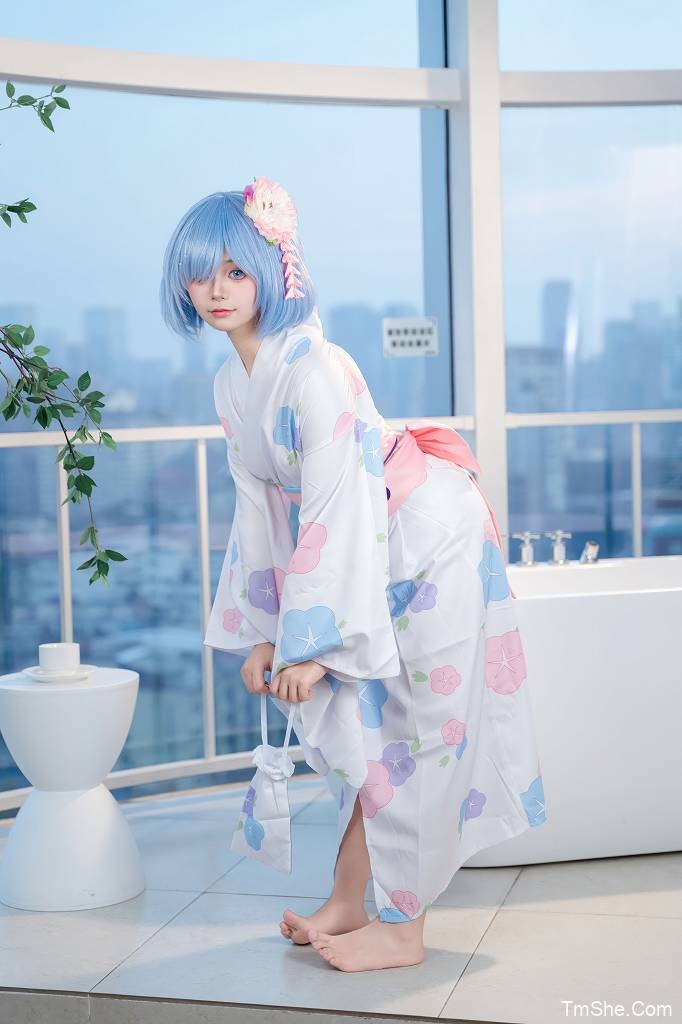 「小羊不吃草」电子素材 – 雷姆和服(48P/370MB)-图萌社