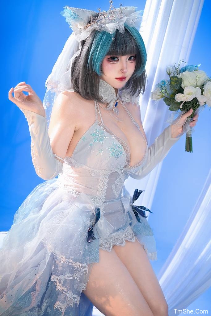 「soso嗖嗖」电子素材 – 柴郡花嫁(42P/1.13GB)-图萌社