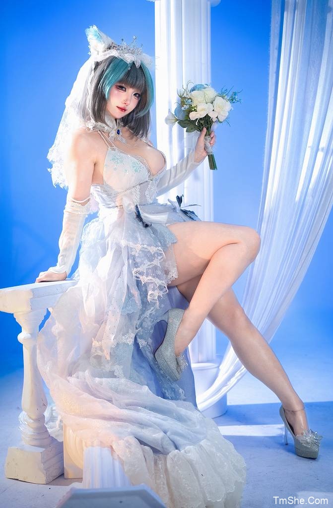 「soso嗖嗖」电子素材 – 柴郡花嫁(42P/1.13GB)-图萌社