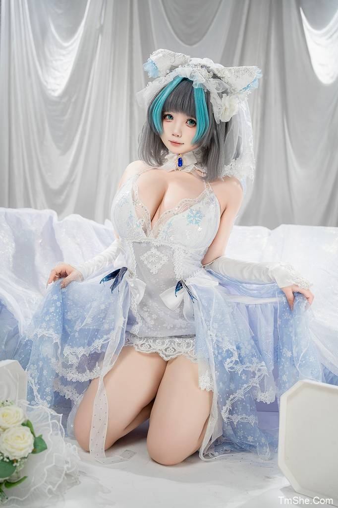 「宝钡bei」碧蓝航线 – 柴郡 誓约花嫁(42P/495MB)-图萌社