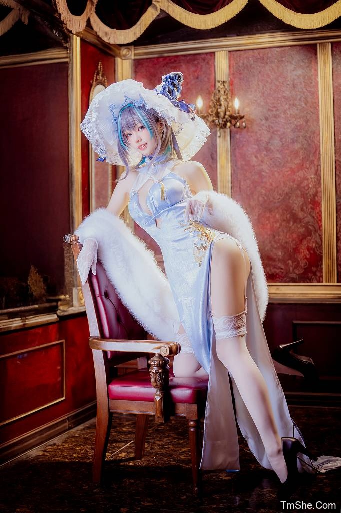 「ElyEE子」Cheshire Cheongsam ver.柴郡旗袍(37P/161MB)-图萌社
