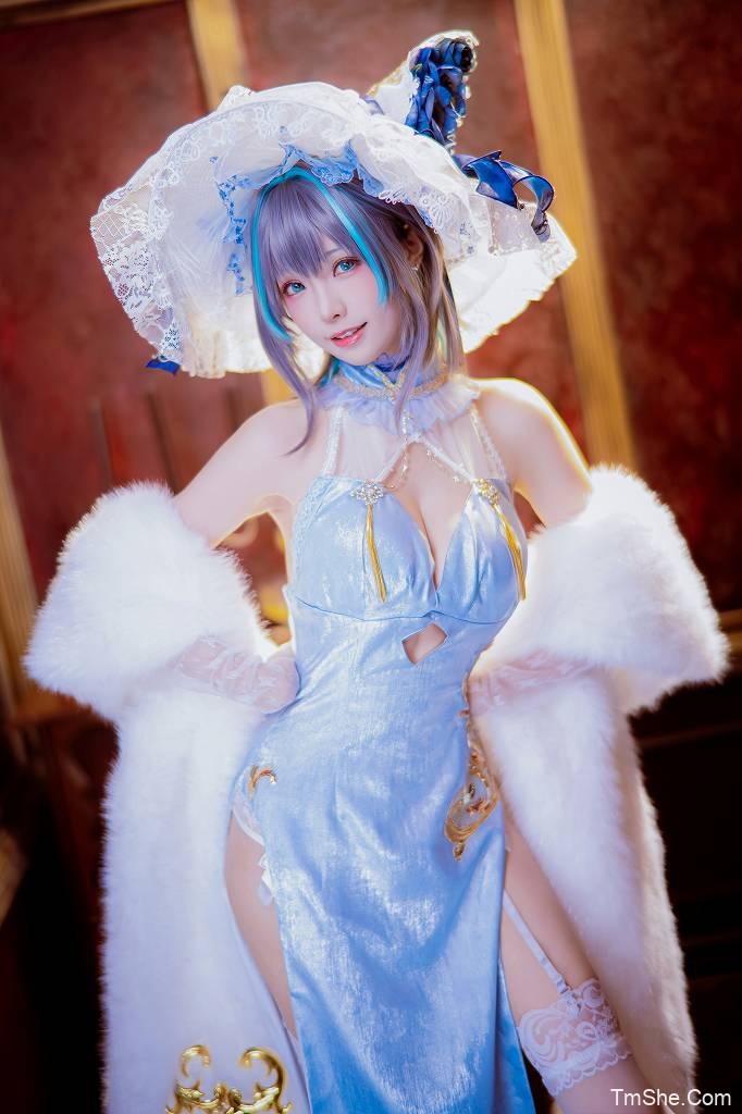 「ElyEE子」Cheshire Cheongsam ver.柴郡旗袍(37P/161MB)-图萌社