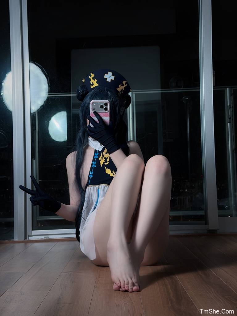「幼愛Youmeko」kisaki see through dress with thongs(42P/71MB)-图萌社